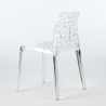 16 kpl pinottavat läpinäkyvät tuolit, polykarbonaattia, baariin ja ravintolaan Gruvyer Valinta