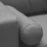 Moderni kankainen sohva skandinaavisella muotoilulla, kolmipaikkainen Acquamarina 