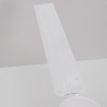Moderni valkoinen kattotuuletin 3 siipipyörää 120cm valolla 70W Hitz Myynti
