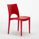 Valkoinen neliönmallinen pöytä 90x90 cm ja 4 värikästä tuolia Paris Love 