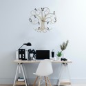 Ceart käsintehty metallinen seinäkello Elämänpuu 60x55cm Luettelo