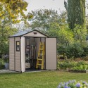 Keter Manor 6x5 puutarhavaja 185x152x226 cm, PVC-hartsi Hinta