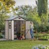 Keter Manor 6x5 puutarhavaja 185x152x226 cm, PVC-hartsi Hankinta