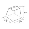 Keittiöteltta 200x150 retkeilyyn Gusto NG II Brunner Hinta