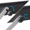 Kevyt taitettava retkipöytä 146x70 Titanium Quadra 6 NG Brunner Luettelo