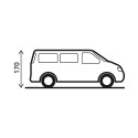 Takaluukkuun kiinnitettävä teltta VW Volkswagen Caddy 5 Pilote Brunnerille Myynti