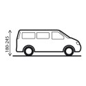 Yleiskäyttöinen puhallettava minibussiteltta Trails A.I.R. TECH LC Brunner Varasto