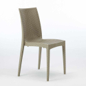 Valkoinen neliönmallinen pöytä 90x90 cm ja 4 värikästä tuolia Bistrot Love Hinta