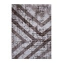Valkoinen-ruskea suorakulmainen geometrinen designmatto Double MAR010 Myynti