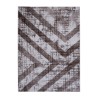 Valkoinen-ruskea suorakulmainen geometrinen designmatto Double MAR010 Myynti