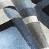 Suorakulmainen geometrinen tyyli olohuoneen moderni muotoilu matto BLU019 Tarjous