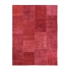 Suorakulmainen punainen moderni muotoilu olohuoneen liukumaton matto TURO01 Myynti