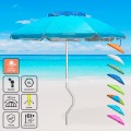 Aurinkovarjo rannalle GiraFacile 200 cm alumiini uv-suojattu Afrodite Tarjous