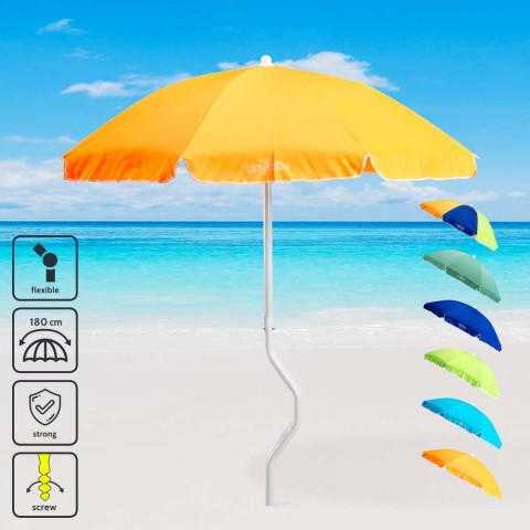 Aurinkovarjo rannalle GiraFacile 180 cm puuvillaa Dioniso