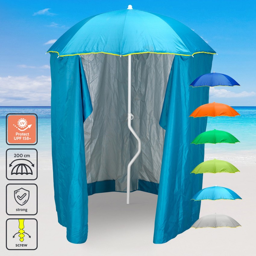 Aurinkovarjo rannalle GiraFacile uv-suojattu rantateltta Zeus Malli
