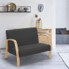 Sohva 2-hengen sohva kangasta olohuoneeseen odotushuoneeseen ja työhuoneeseen muotoilu Esbjerg Malli