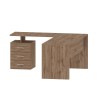Moderni puinen kulmatoimistopöytä 3 laatikkoa Uusi Selina WD Varasto