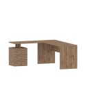 Moderni puinen kulmatoimistopöytä 3 laatikkoa Uusi Selina WD Ominaisuudet