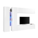 Moderni muotoilu TV seinäkaappi valkoinen 2 kaapit Joy Twin Tarjous