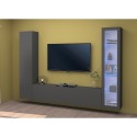 Moderni TV-kaappi seinäkaappi ja seinään ripustettava vaatekaappi Peris RT Alennusmyynnit
