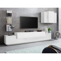 Moderni muotoilu valkoinen seinään kiinnitettävä TV-teline Stady WH Luettelo