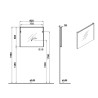 Ripustettava kylpyhuonekaappi 60cm pesuallas 2 laatikkoa LED peili Root VitrA S Ominaisuudet