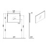 Ripustettava kylpyhuonekaappi 100cm pesuallas 2 laatikkoa LED peili Root VitrA L Ominaisuudet