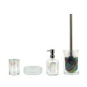 Kylpyhuonetarvikesarja lasinen hammasharjateline lasinen saippuakuppi Opal Myynti