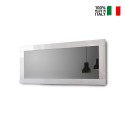 Kiiltävä valkoinen peili 75x170cm seinään olohuoneeseen Miro Amalfi Myynti