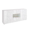 Sivupöytä 2 ovea 2 laatikkoa 181cm korkea kiiltävä valkoinen design sivupöytä Prisma Wh M Tarjous