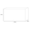 Valkoinen kiiltävä TV-taso 1 ovi ja laatikko 121cm Petite Wh Prisma Luettelo