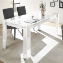 Olohuoneen ruokapöytä 180x90cm kiiltävä valkoinen moderni Athon Prisma Luettelo