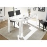 Olohuoneen ruokapöytä 180x90cm kiiltävä valkoinen moderni Athon Prisma Valinta