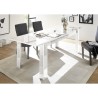 Olohuoneen ruokapöytä 180x90cm kiiltävä valkoinen moderni Athon Prisma Malli