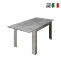 Moderni ruokapöytä 90x137-185cm laajennettava betoninen Fold Urbino Myynti
