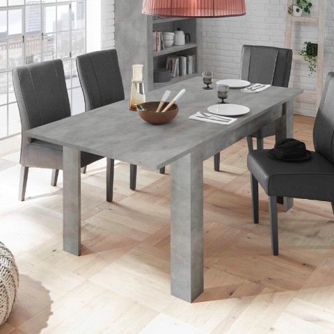 Moderni ruokapöytä 90x137-185cm laajennettava betoninen Fold Urbino Tarjous