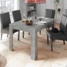Moderni ruokapöytä 90x137-185cm laajennettava betoninen Fold Urbino Alennukset