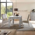 Moderni ruokapöytä 90x137-185cm laajennettava betoninen Fold Urbino Varasto