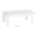 Matala moderni sohvapöytä 65x122cm betoni harmaa Iseo Urbino Alennusmyynnit