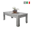Matala moderni sohvapöytä 65x122cm betoni harmaa Iseo Urbino Myynti