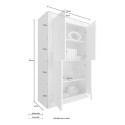 Senkki olohuone keittiö 4 ovea design moderni valkoinen Creta Alennusmyynnit