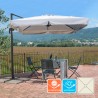 Iso aurinkovarjo terassille 2,5 metriä sivumasto alumiinia Paradise t Luettelo