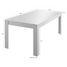 Teollinen ruokapöytä 180x90 cm musta puu Bolero Basic Tarjous