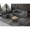 Sohva 3 paikkaa modulaarinen kankaasta moderni tyyli Jantra 