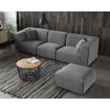 Sohva 3 paikkaa modulaarinen kankaasta moderni tyyli Jantra 