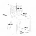 Musta neliönmallinen pöytä 70x70 cm ja kaksi tuolia Gelateria Mojito 