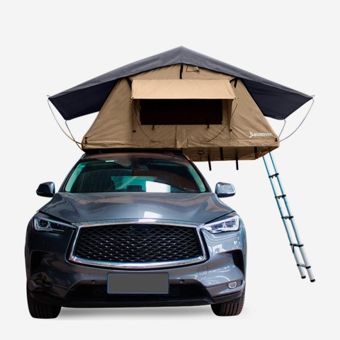 Auton katolle asennettava teltta 2 hengelle 120x210cm Cliffdome, yleismalli. Tarjous