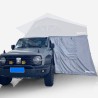 Autonkatolle asennettava telttakajuutta, pukeutumistila ja telttailuvarjo Quietent M Myynti
