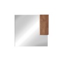 Kylpyhuoneen seinäpeili LED-valolla ja Aralia-puinen ripustushylly yhdellä ovealla Valinta