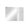 Kylpyhuoneen peilikaappi LED-valolla ja valkoisella puupilarilla Evin Luettelo